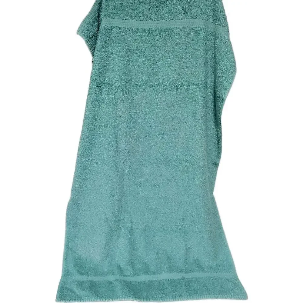 Vintage Lady Pepperell Bath Towel Teal Green 100% Cotton 25